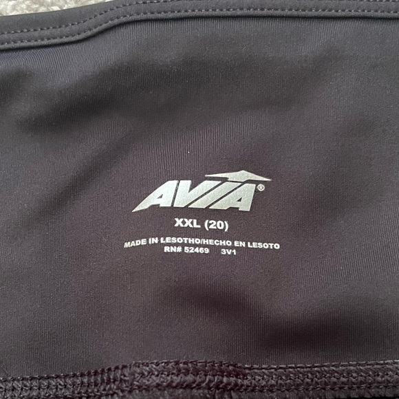 Avia size XXL women’s black capris workout leggings - Picture 3 of 7